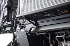 Ford F-150 Raptor R Performance Heat Exchanger - Addictive Desert Designs - High-Mount - Hammer Black Powder-Coated Steel Frame with Raw Aluminum Core - `23-`26